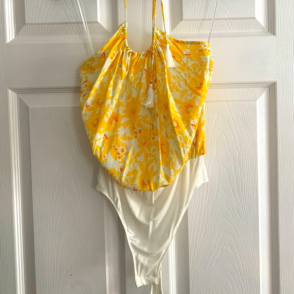 Free people intimates size s halter bodysuit